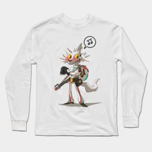 Fox Fighter Illustration Long Sleeve T-Shirt